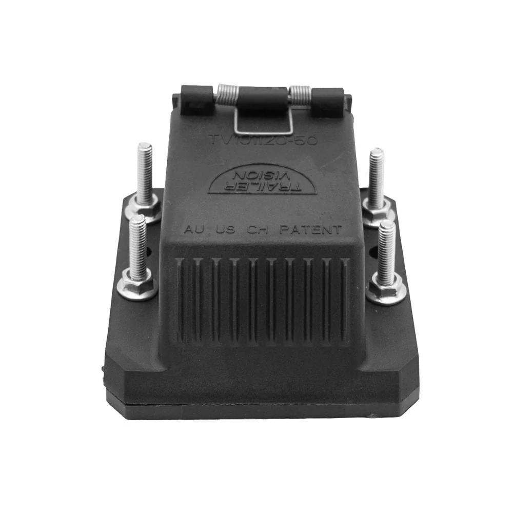 50A Anderson Style Connector Cover Vertical Mount (Black) - Image 2