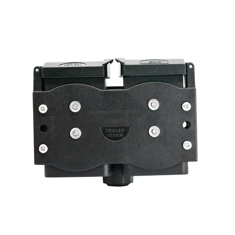 50A Anderson Style Dual Connector Cover with Mounted 7-Pin Flat Socket + Quick Screw LED Connectors - Image 7