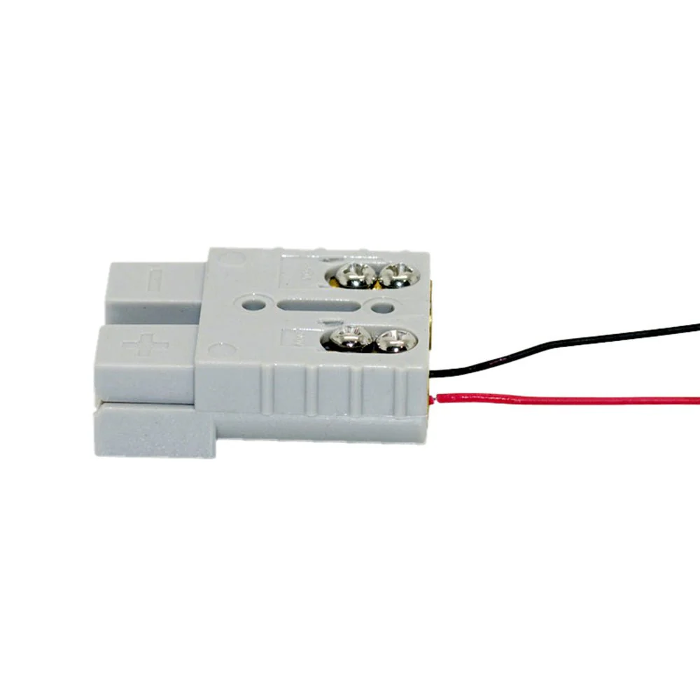 50A Grey Anderson Style Quick Screw Connector with Red LED Light - Image 3