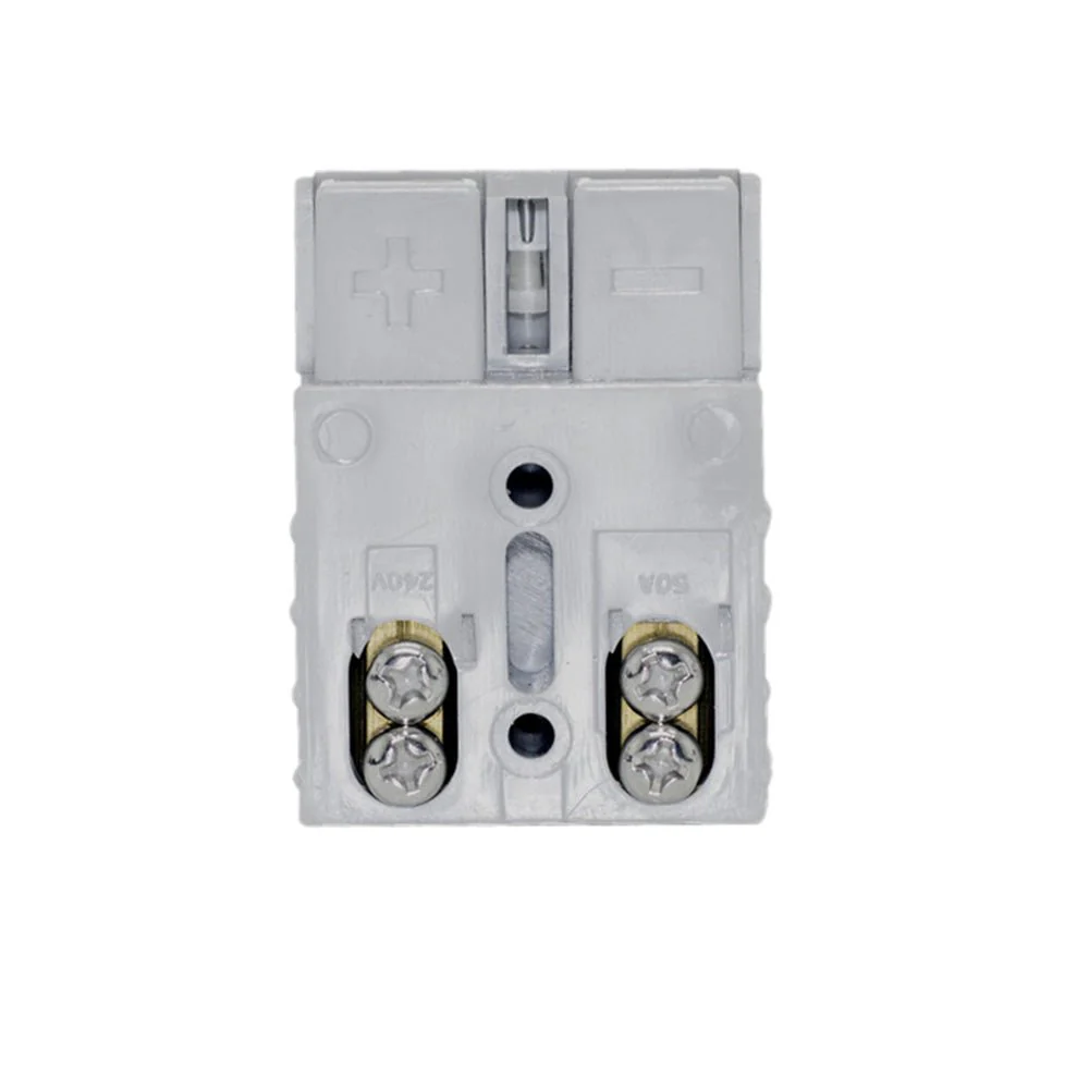 50A Grey Anderson Style Quick Screw Connector with Red LED Light - Image 6