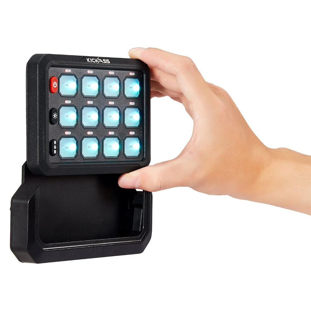 KickAss 12/24V 12 Gang Wireless Switch Panel with Magnetic Charging Cradle - MKII - Image 12