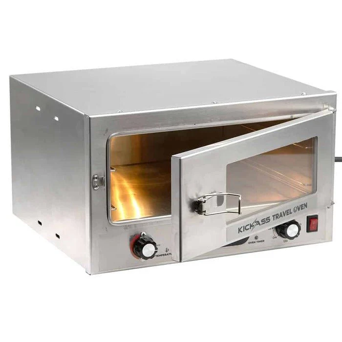 KickAss 12V 130W Portable Travel Oven with Glass Door & Thermometer - Image 5