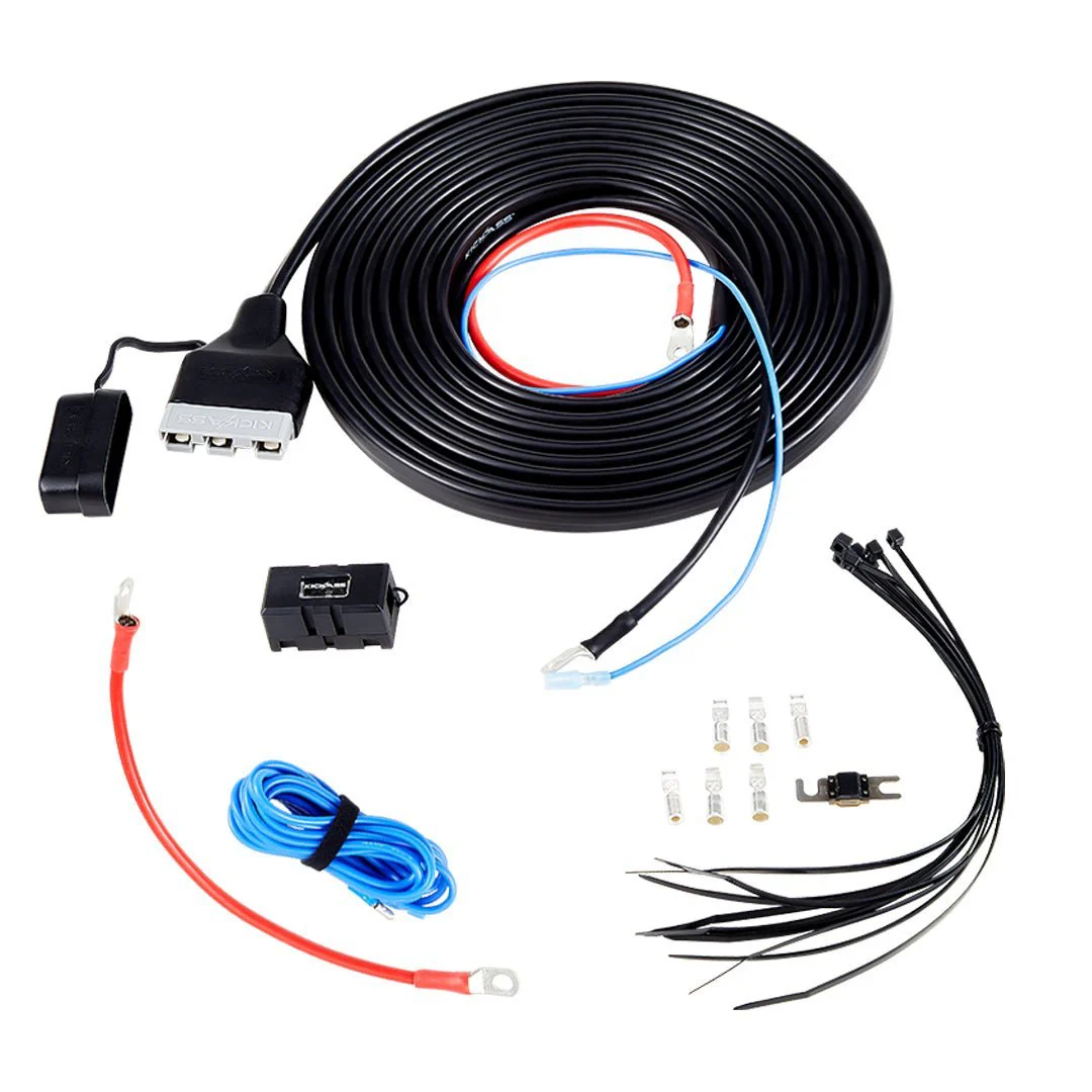 KickAss 12V 170Ah Slimline AGM Essentials Dual Battery Kit with 25A DCDC Charger, Wiring Kit and Maxi Fuse Holder - Image 4