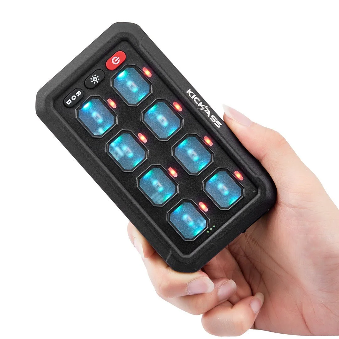 KickAss 12/24V 8 Gang Wireless Switch Panel with Magnetic Charging Cradle - MKII - Image 10