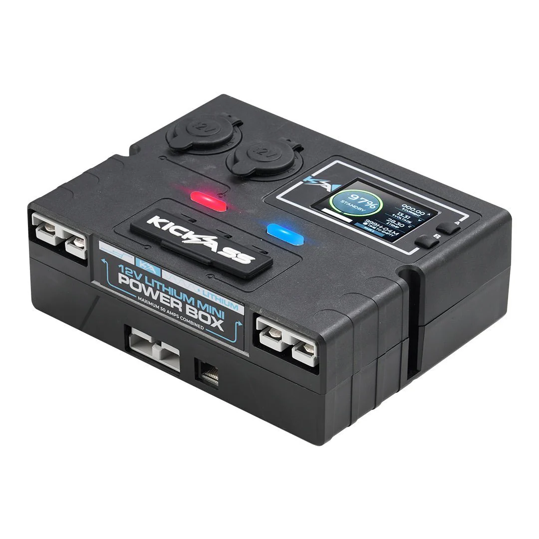 KickAss 12V Control Box with LCD Screen + 100W Car Charger Bundle - Image 2