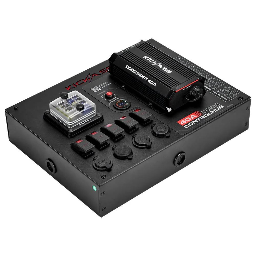 KickAss 12V Control Hub / Panel with Smart 40A DCDC Charger + Integrated Bluetooth - Image 4