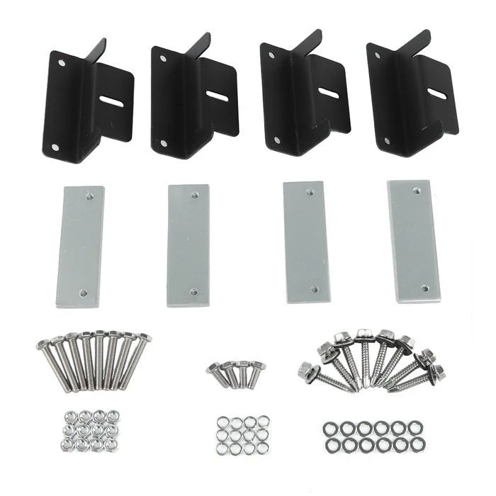 KickAss 170W Fixed Solar Panel Bundle with 25A DCDC Charger, Mounting Kit and Extension Cable - Image 5