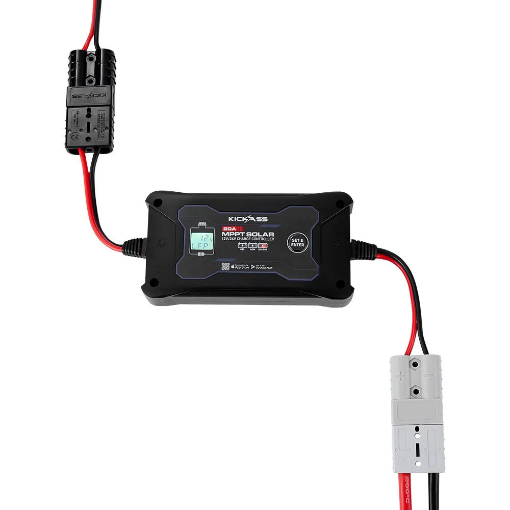 KickAss Smart 20A 12V/24V MPPT In-Line Solar Charge Controller + Integrated Bluetooth - Image 7