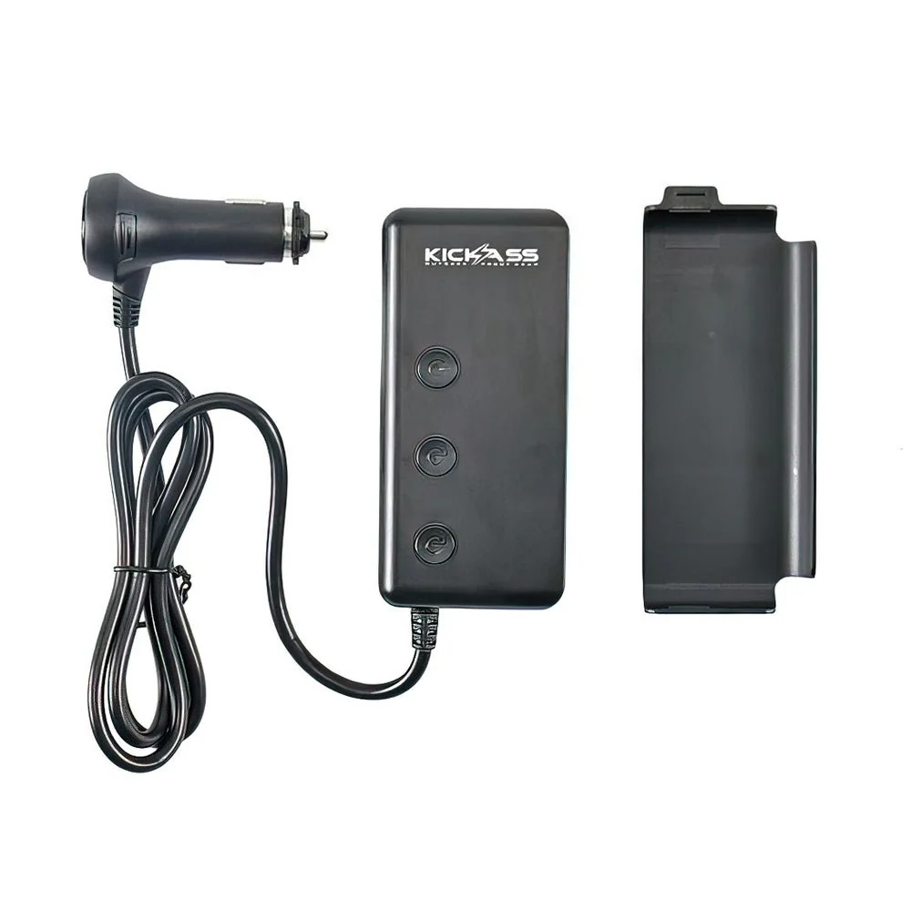 KickAss 3 Way Cigarette Socket Splitter with USB Ports - Image 5