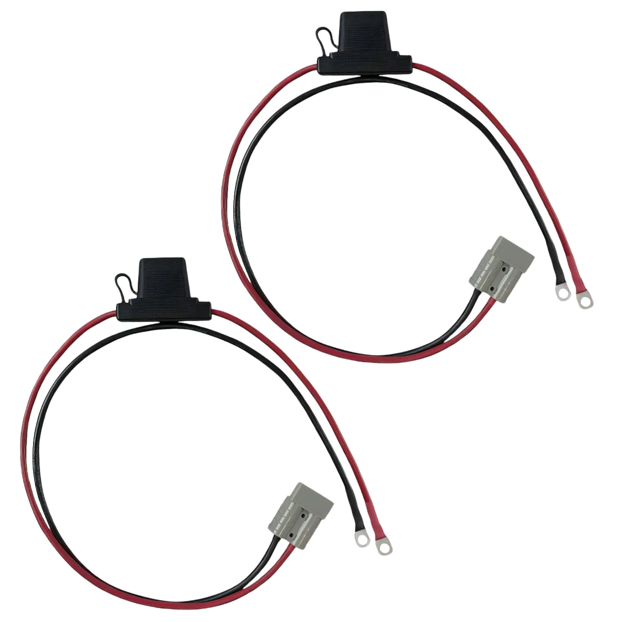 KickAss Automotive Inline Maxi Fuse Holder with Anderson Plug Bundle - 2 Pack