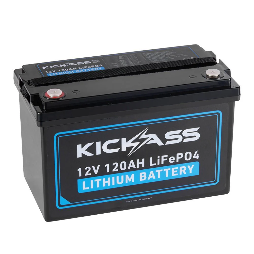 KickAss Battery Box with 25A DCDC Bundle with 120Ah Lithium Battery, Wiring Kit, 32A Charger, USB Charger and Extension Lead - Image 3