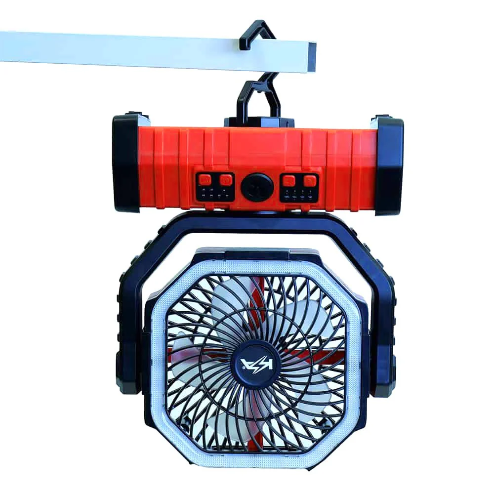 KickAss Fan with LED Light & Power Bank - Image 6