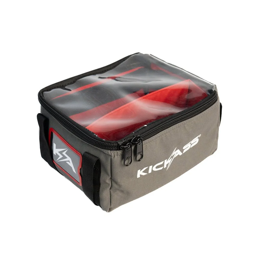 KickAss Canvas Clear Top Storage Bag with Soft Padded Lining - 20x25x15cm - Image 4