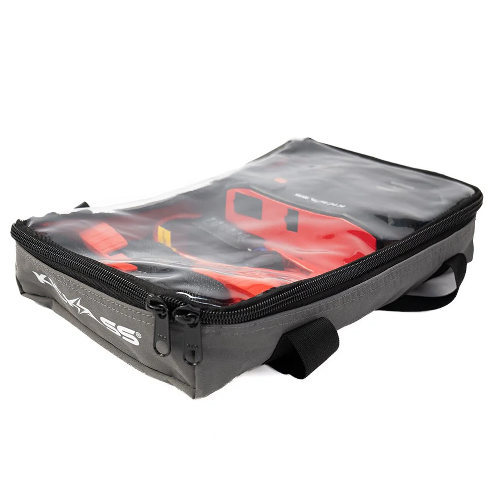 KickAss Canvas Clear Top Storage Bag with PVC Lining - 42x25x09cm - Image 3