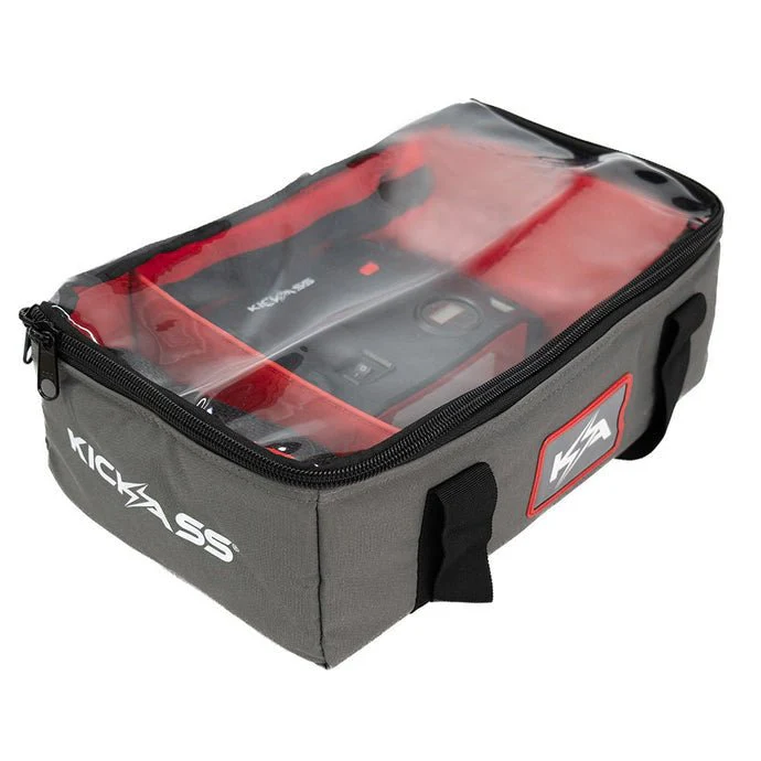 KickAss Canvas Clear Top Storage Bag with Soft Padded Lining - 42x25x15cm - Image 3