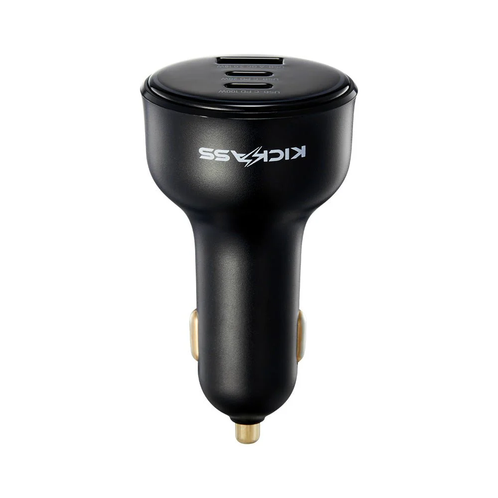 KickAss Fast Charging 100W USB-C/A Car Charger - Image 3