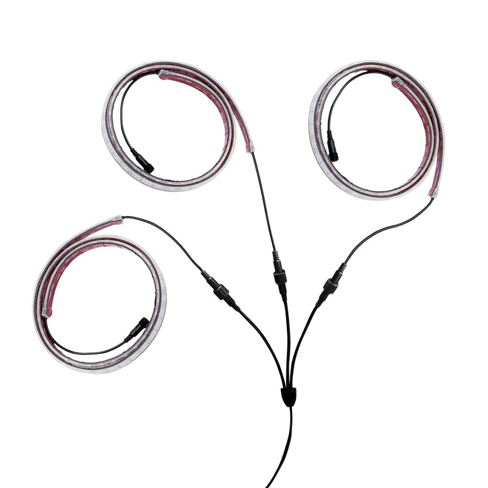 KickAss Flexible Awning LED Light Kit + 212W USB Fast Charger Bundle - Image 2