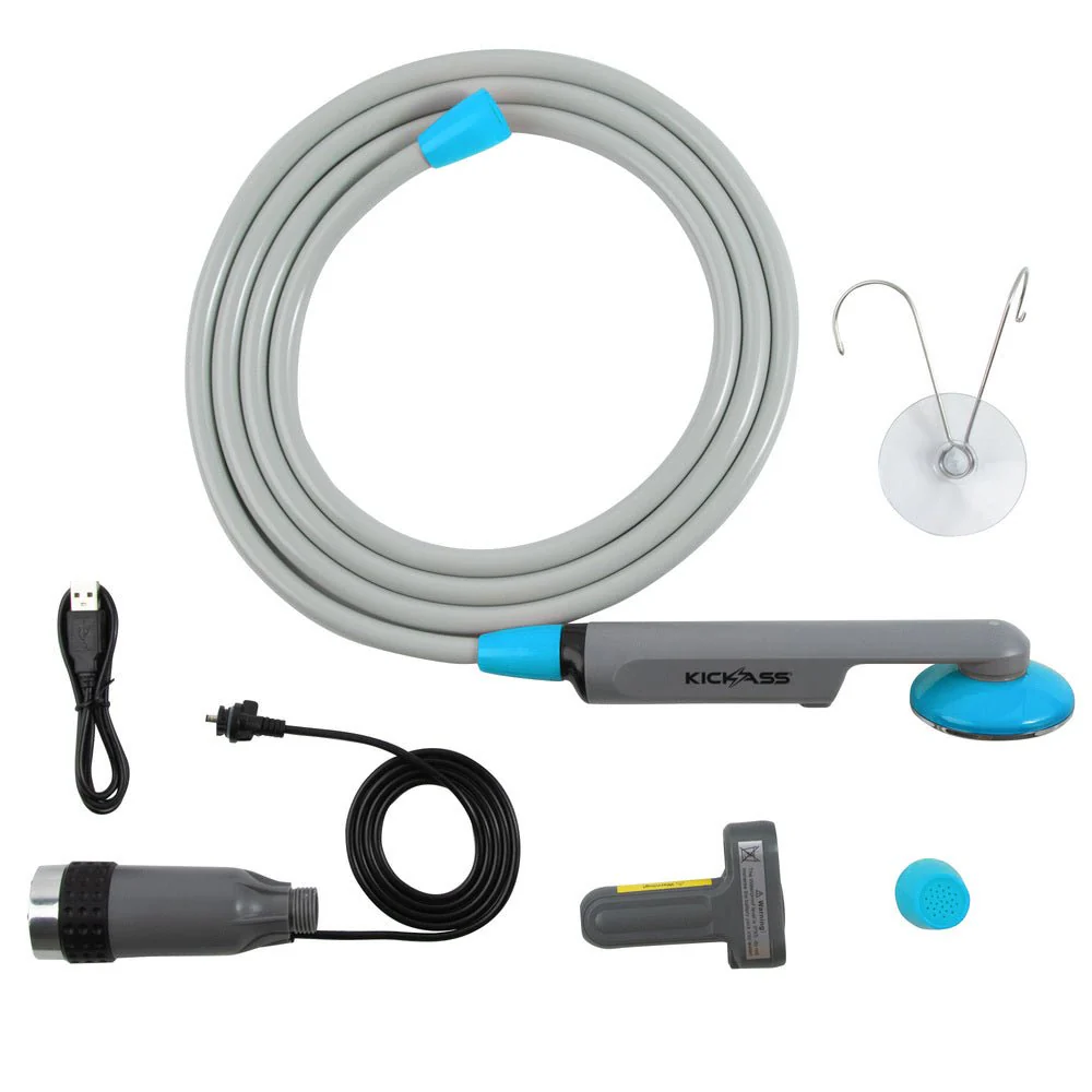 KickAss Fold Out Shower Tent & Change Room with Rechargeable Portable Lithium Shower - Image 9