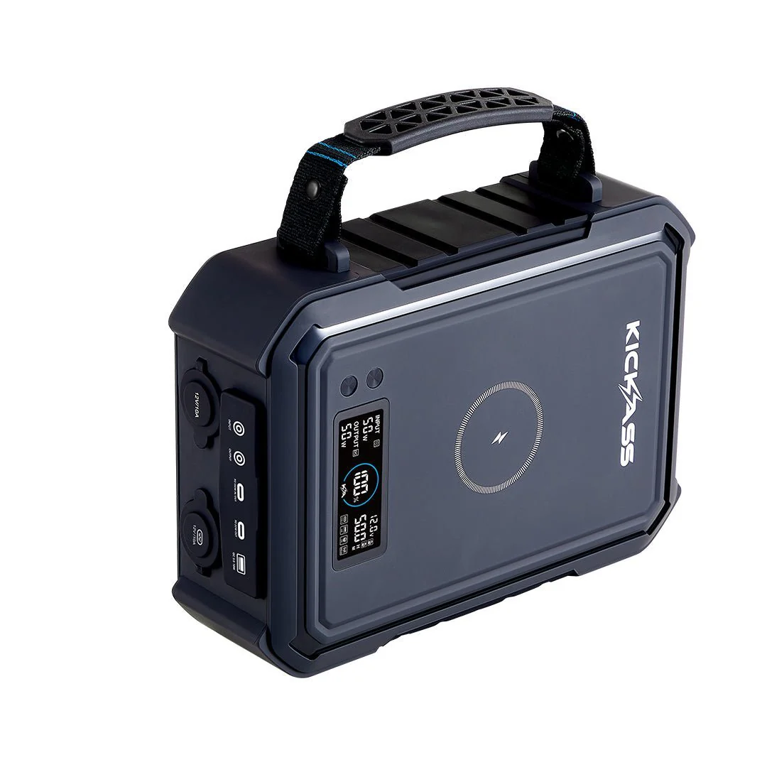 KickAss KickCharge 380Wh Portable Power Pack + Flexible Awning LED Light Kit Bundle - Image 2