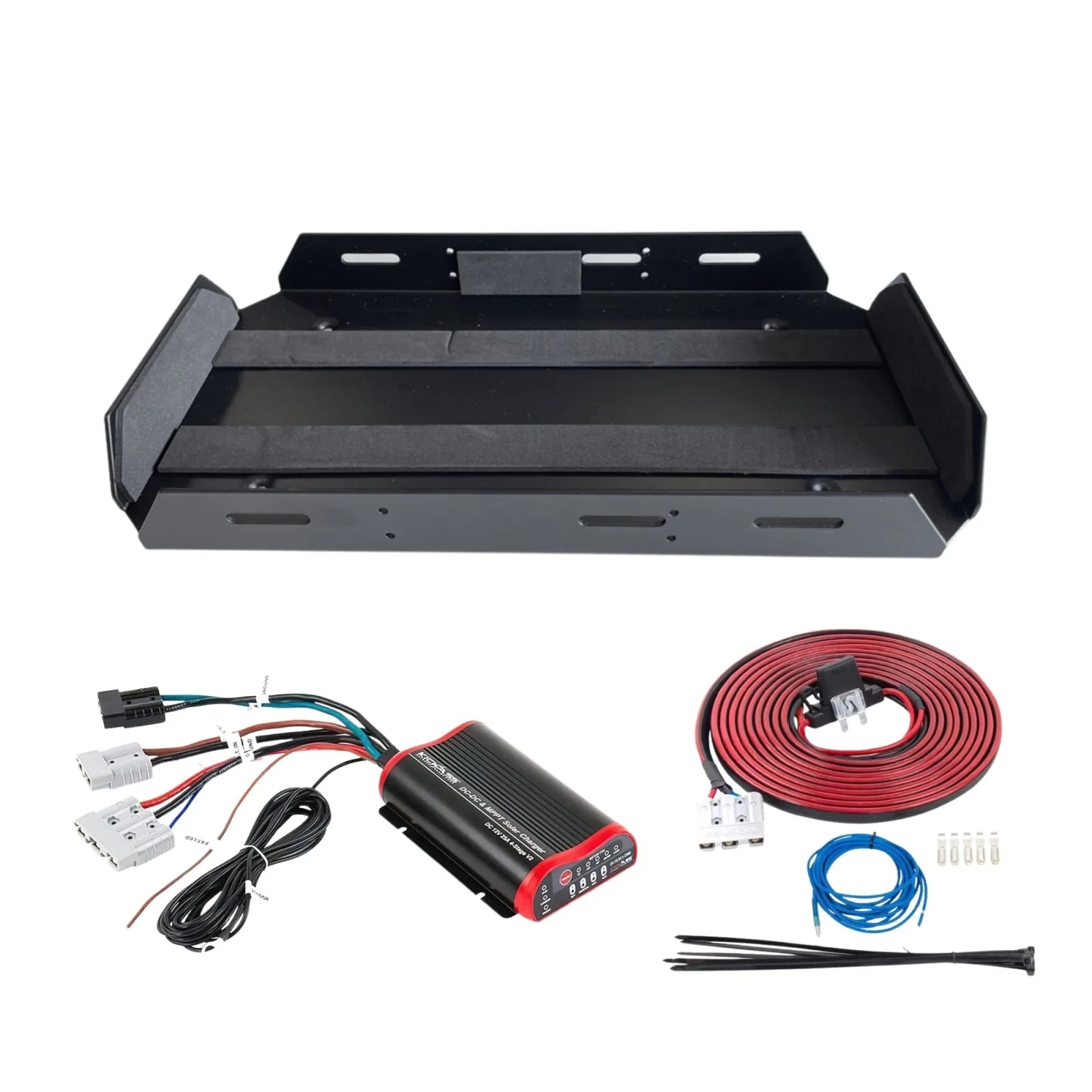 KickAss N70 Battery Tray Bundle with 25A DCDC Charger & Wiring Kit