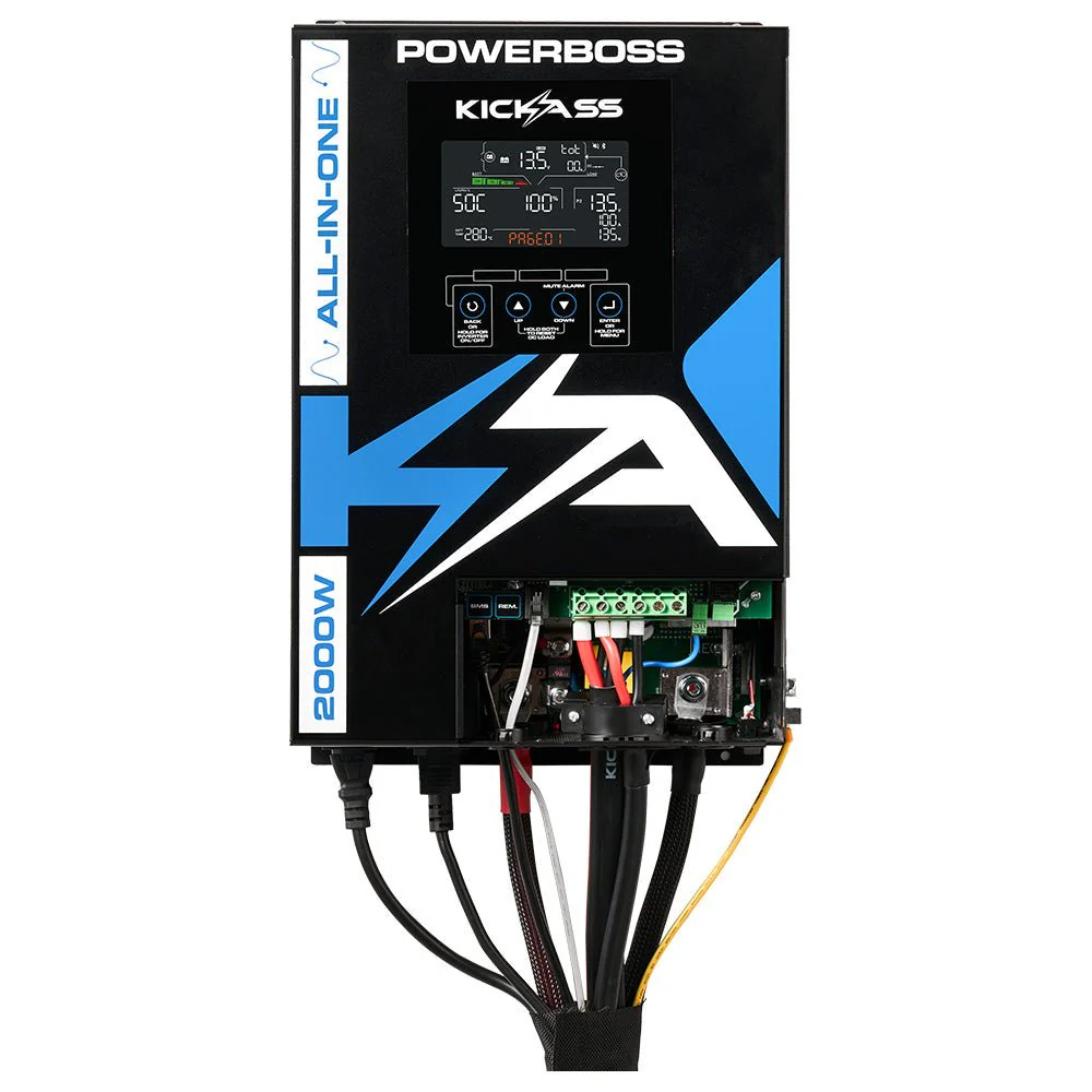 KickAss PowerBoss 2000W All-in-One Power System with Bluetooth, Remote Display and Plug & Play Kit - Image 10