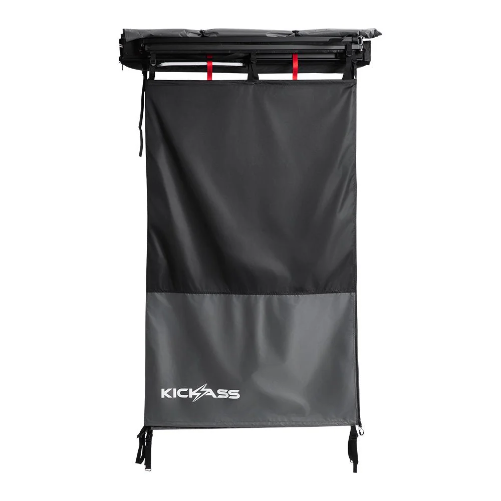 KickAss Premium LEFT Fold-Out Shower Tent Awning and Camping Change Room with LED lighting - Image 3