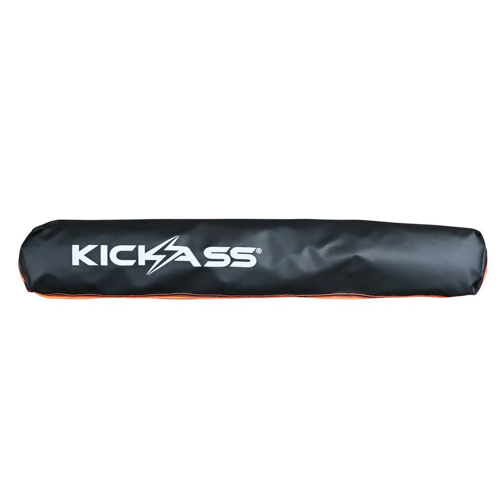KickAss Premium Shower Awning - Black & Orange - Image 3