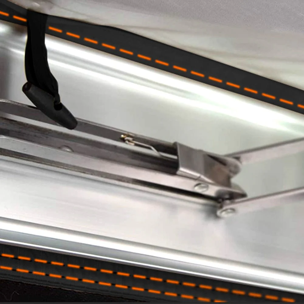 KickAss Premium Shower Awning - Black & Orange - Image 7