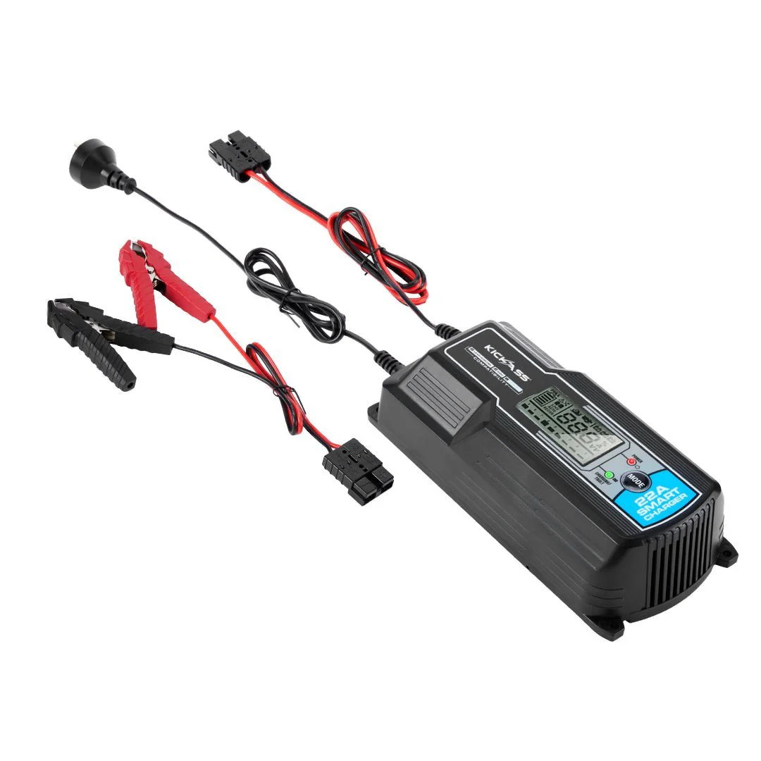 KickAss Smart 12V 120Ah Lithium Battery + 22A Smart Battery Charger Bundle - Image 3