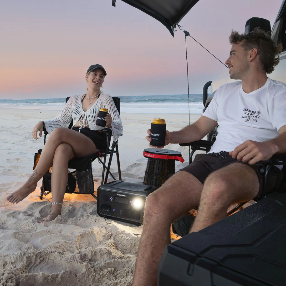 KickAss Ultimate Adventure Electric Camping Chair with Heating Function - Image 4