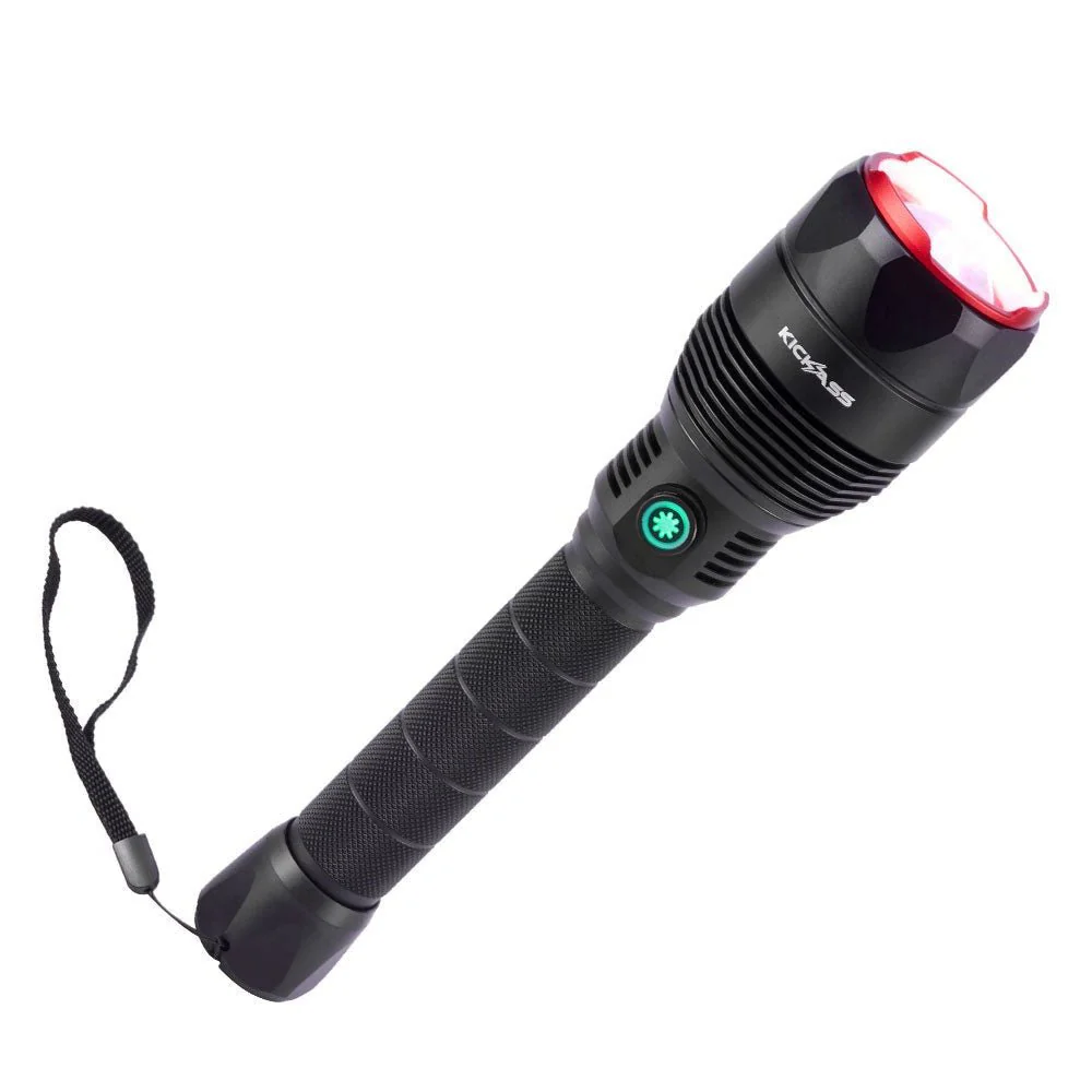 KickAss Ultra Zoom 1000 LED Flashlight + 12V Anderson To USB Fast Charger Bundle - Image 2
