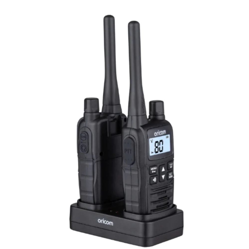 Oricom UHF Handheld Radio 2 watt Twin pack